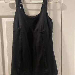 Lululemon black tank top size 8